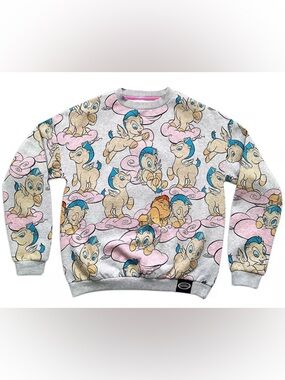 Disney Oh My Disney Baby Hercules Pegasus Crewneck Sweatshirt XS